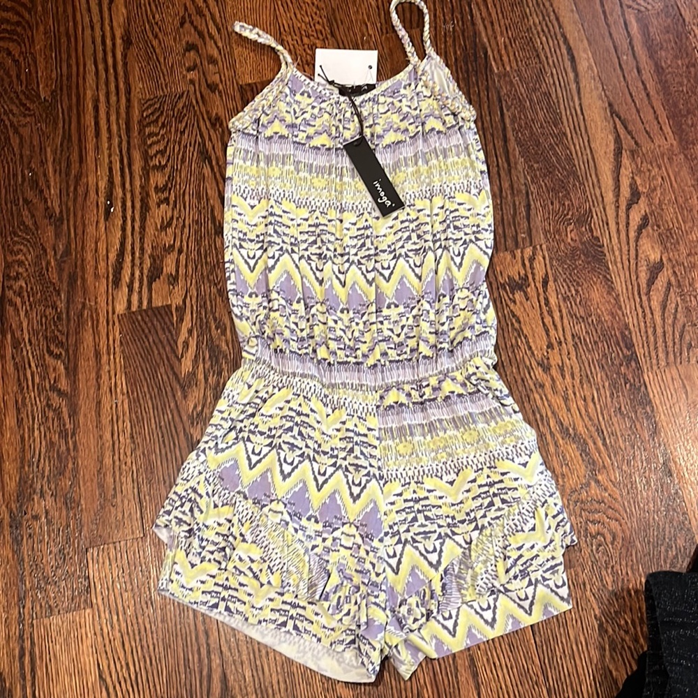 Purple and Yellow Romper Imoga Brand.  Kids Size 10 NET